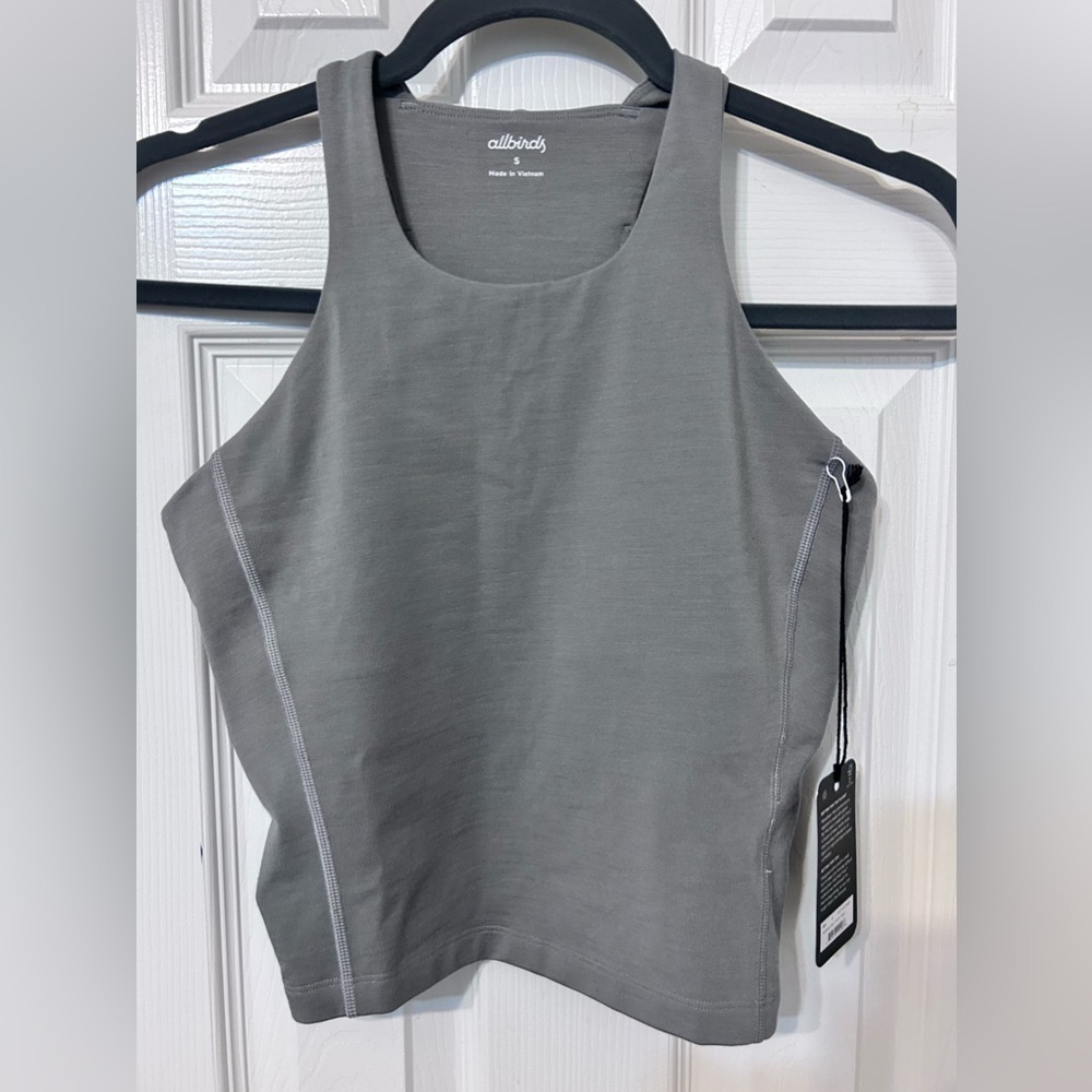 NWT Allbirds Natural Run Form Tank, Small, Gray - Picture 2 of 12
